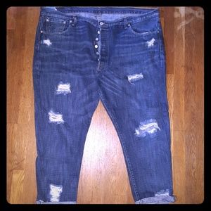 Levi 501 made in to skinnies they don't stretch